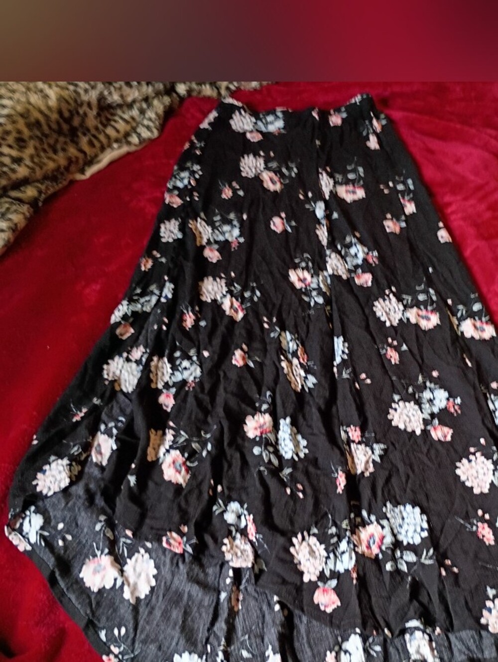 Floral, Breezy Skirt